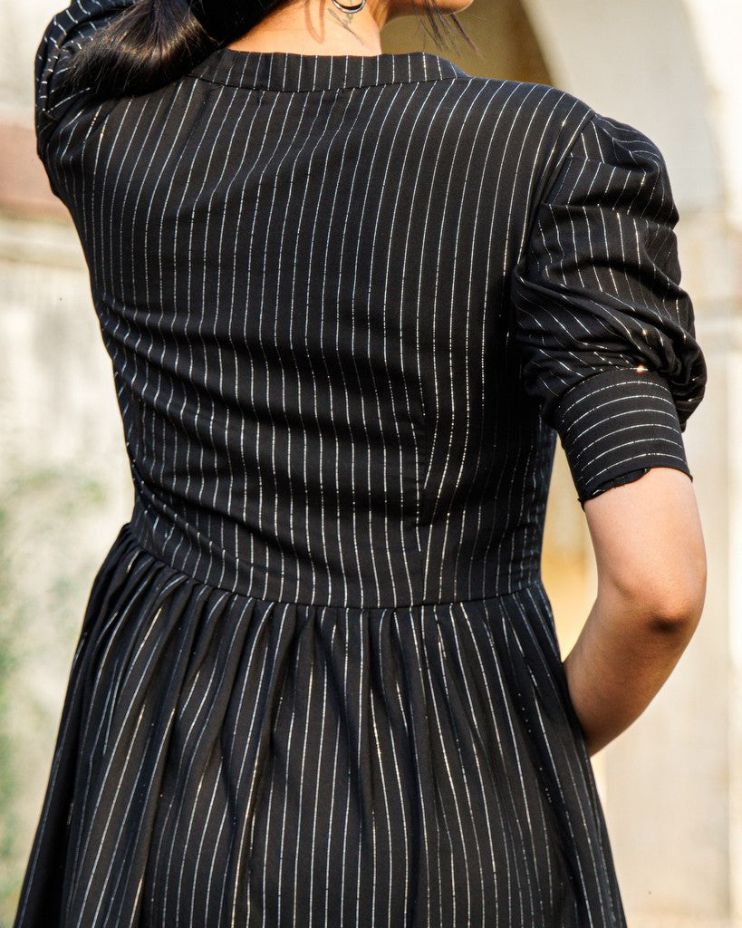 Starry Black Dress