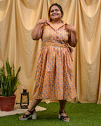 Dusty Orange Plus Size Dress