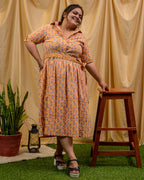 Dusty Orange Plus Size Dress