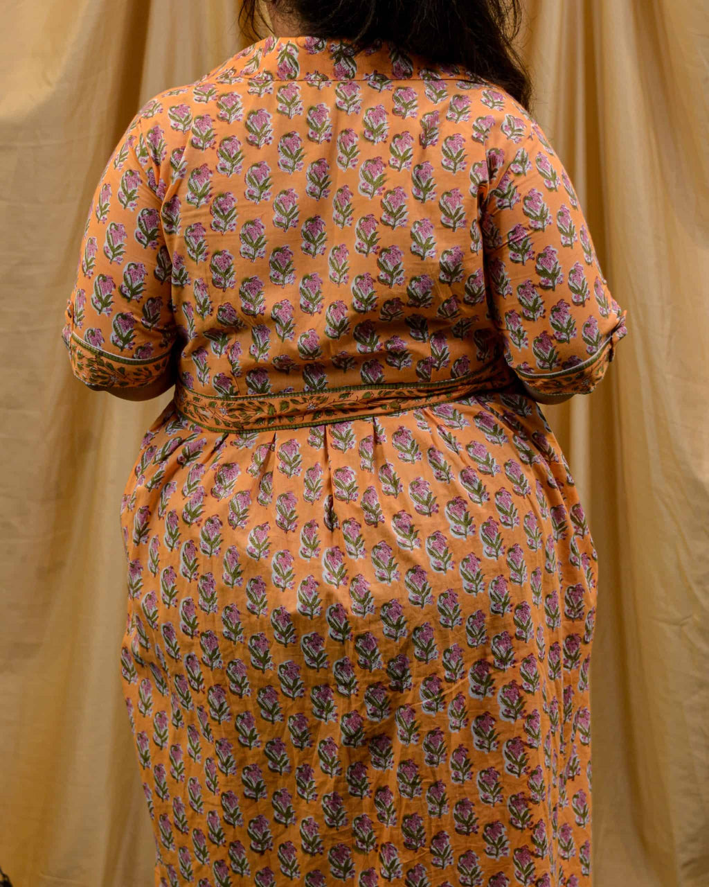 Dusty Orange Plus Size Dress