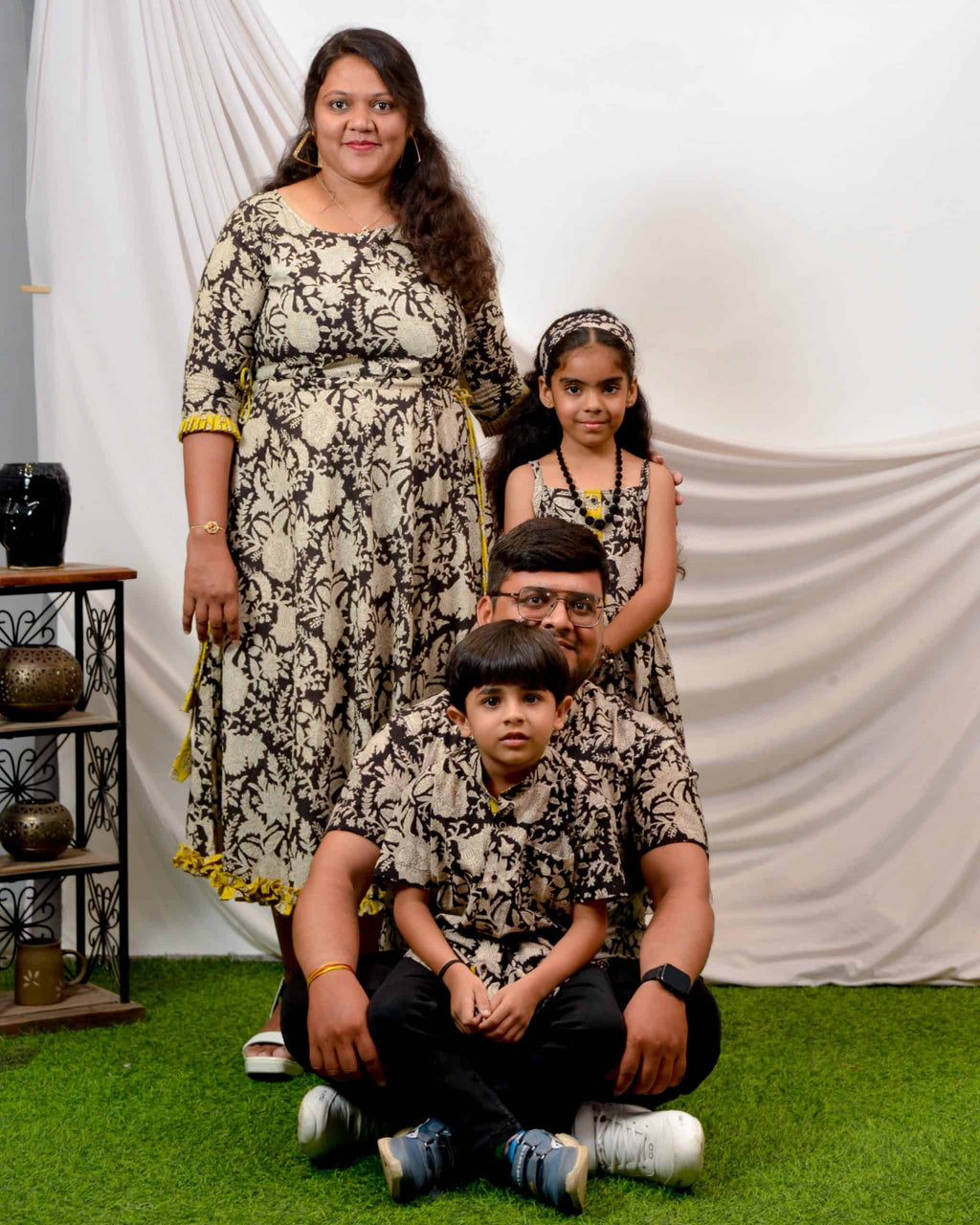 Moonstone Black Family Set