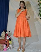 Orange Obsession Maternity Dress with Jacket