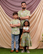 Mint Green Father Kid Twining