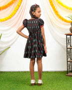 Blackberry Ikat Kids Dress