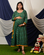 Canopy Green Nursing Dress