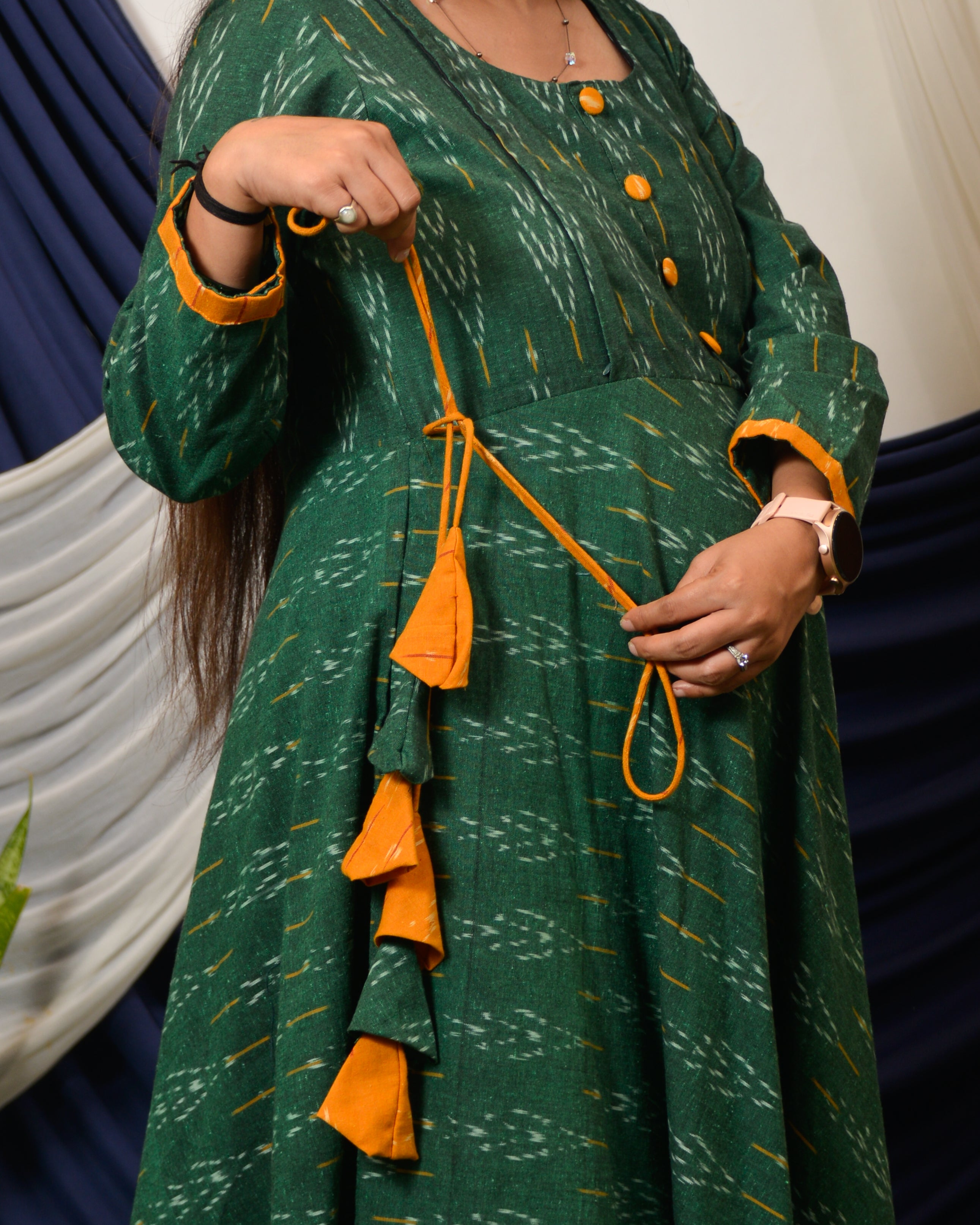 Canopy Green Nursing Dress