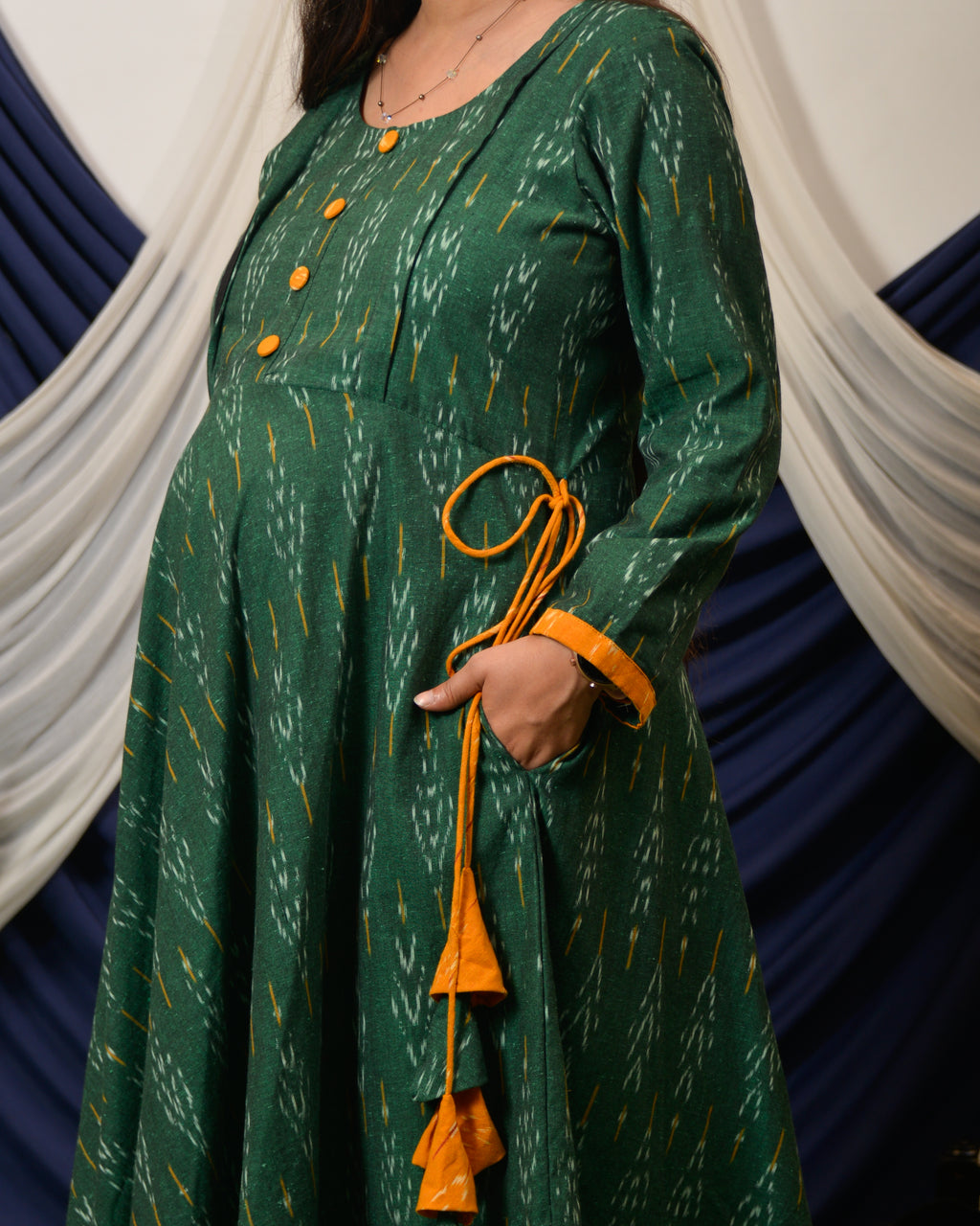Canopy Green Nursing Dress