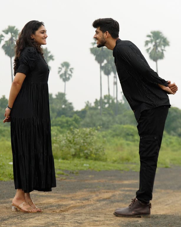 Starry Black Long Couple