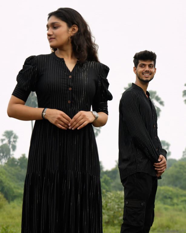 Starry Black Long Couple