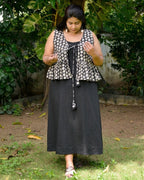 Black Floral Jacket Dress