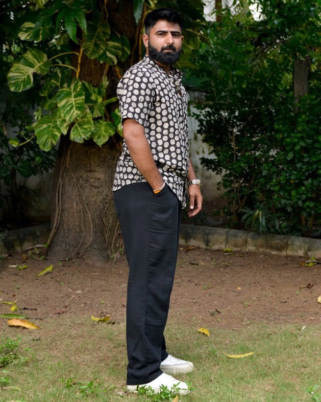 Black Floral Shirt Secondary image