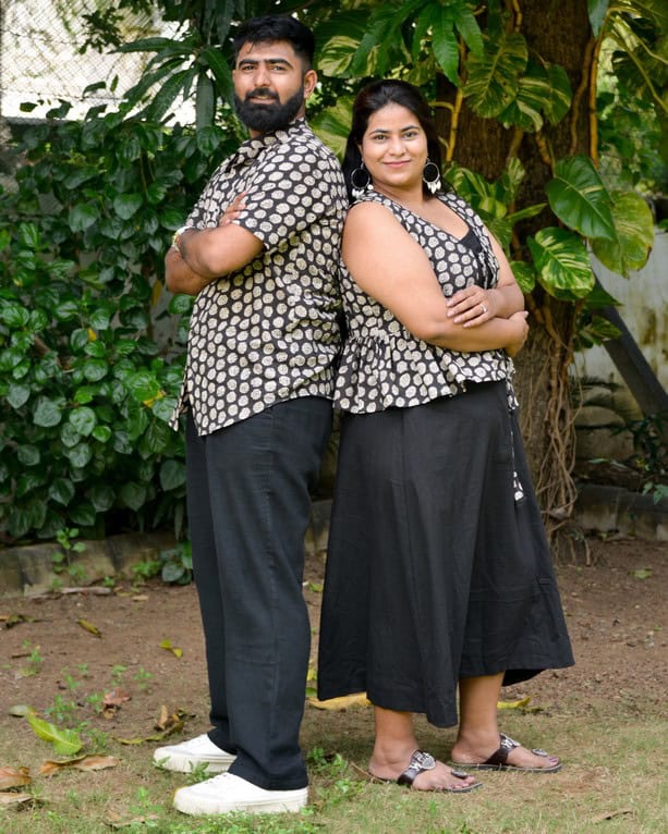 Black Floral Jacket Family Set