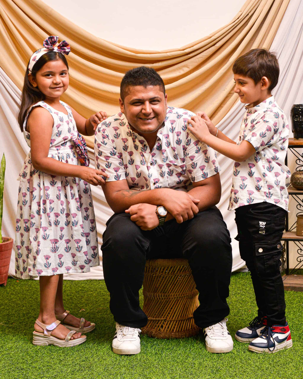 MoonStone White Family Set