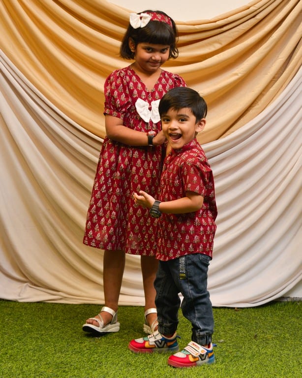 Crimson Maroon Family Set