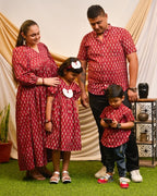 Crimson Maroon Family Set
