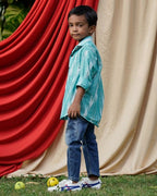 Sea Green Panache Kids Shirt