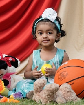 Sea Green Panache Kids Dress Secondary image