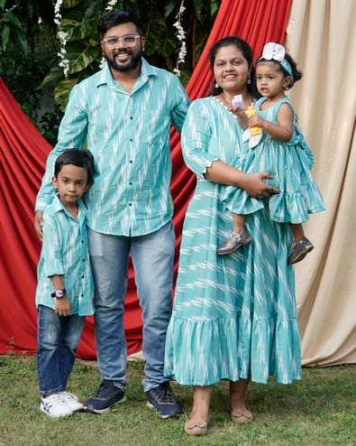 Sea Green Panache Family Set