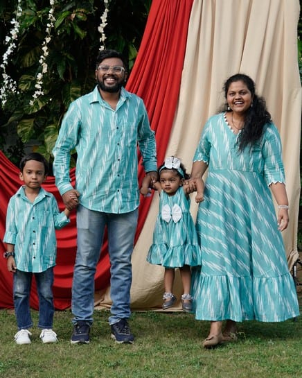 Sea Green Panache Family Set