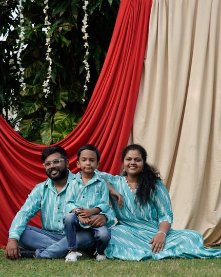 Sea Green Panache Family Set