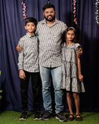Groovy Grey Father Kid Twining