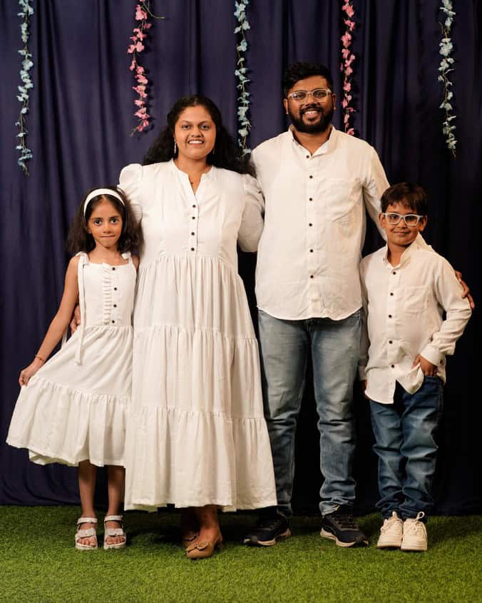 Starry White Long Family Set Main image