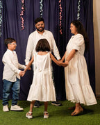 Starry White Long Family Set
