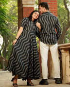 Blackwood Anarkali Dress Couple Set