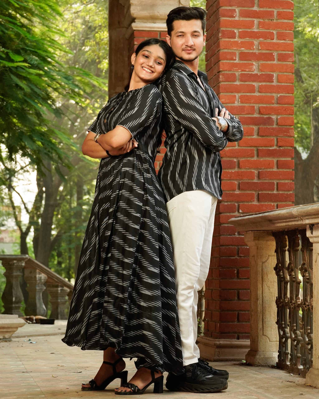 Blackwood Anarkali Dress Couple Set