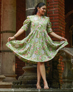 Mint Green Starry Short Maternity Dress