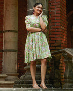 Mint Green Starry Short Maternity Dress