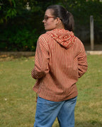 Brick Red Female Hoodie