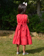Rose Red Kids Dress