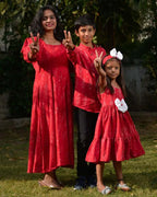Rose Red Mother Kids Twinning