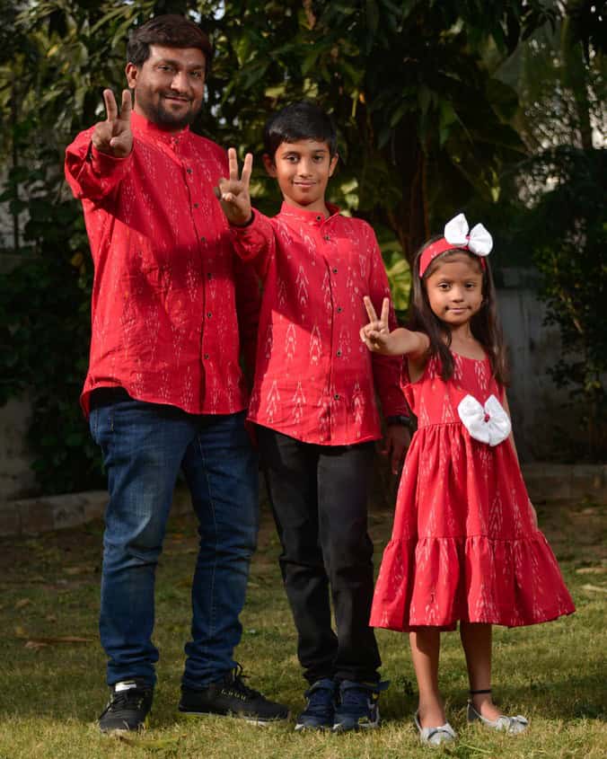 Rose Red Father Kid Twining Secondary image