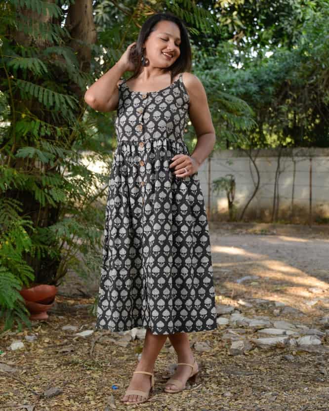 Black Forest Strappy Dress