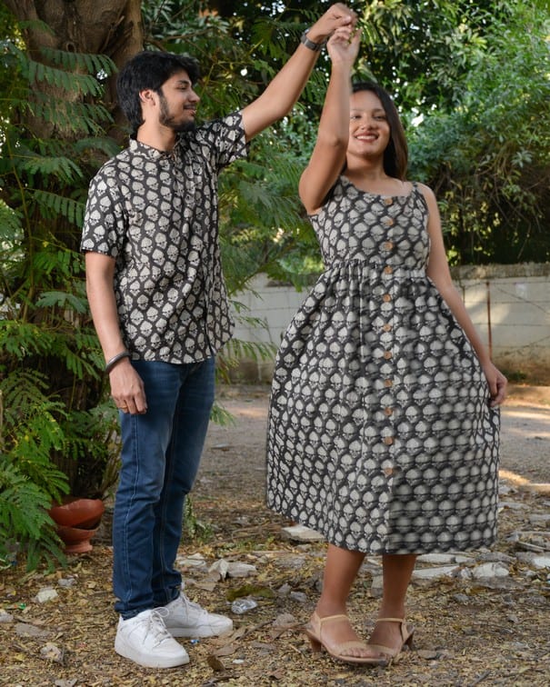 Black Forest Strappy Couple Set