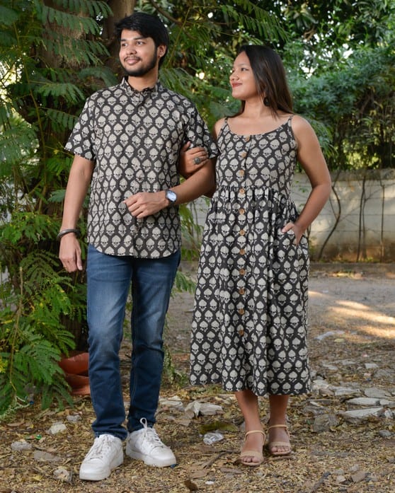 Black Forest Strappy Couple Set Secondary image