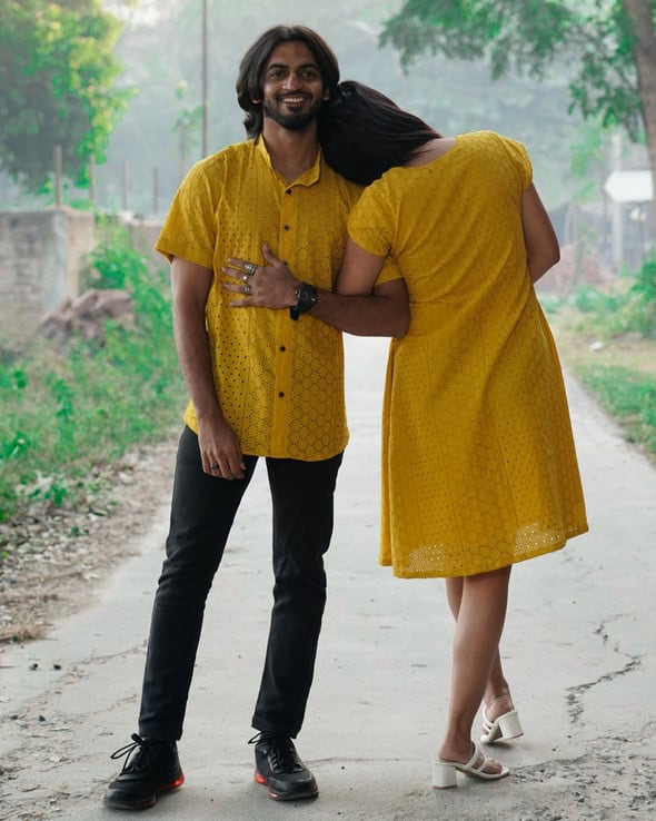Sunbeam Yellow Short Couple