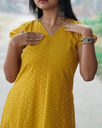 Sunbeam Yellow Short Dress