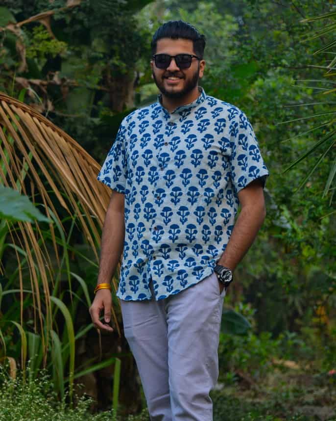 Indigo Double Umbrella Shirt Secondary image