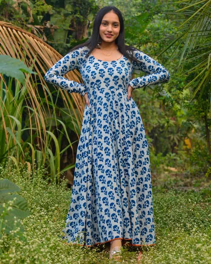 Indigo Double Umbrella Dress Secondary image