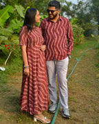 Redwood Anarkali Dress Couple Set