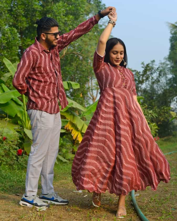 Redwood Anarkali Dress Family Set Secondary image