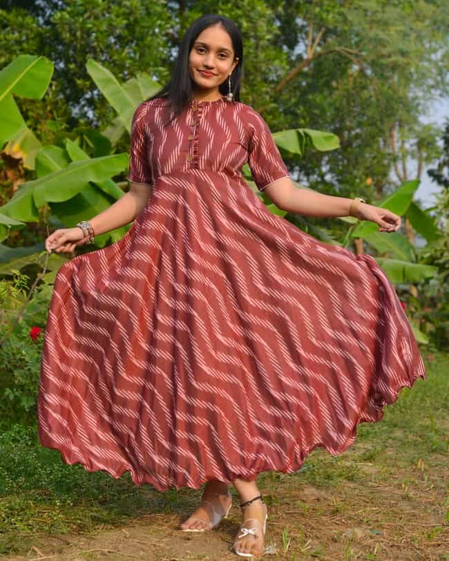 Redwood Anarkali Dress