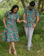 Turquoise Floral Family