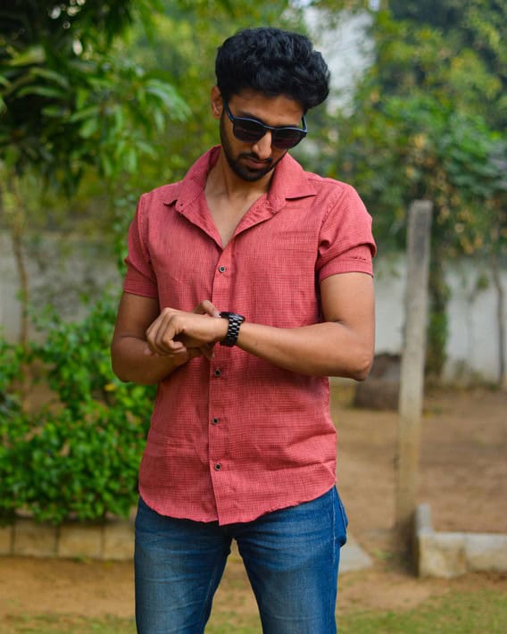 Pink Checkered Shirt