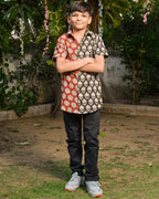 Rosy Noir Vine Kids Shirt