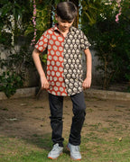 Rosy Noir Vine Kids Shirt