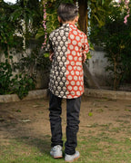 Rosy Noir Vine Kids Shirt